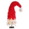 9 Ft. LED Holiday Red Santa Hat Artificial Christmas Tree With 600-Lights And 1992 Bendable Branches -Christmas Gift Shop nearly natural pre lit christmas trees t3275 64 1000