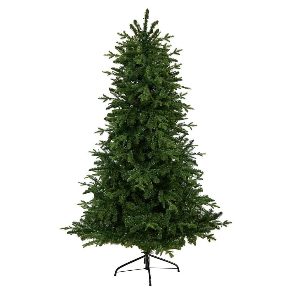 6 Ft. Montreal Spruce Artificial Christmas Tree With 450 Warm White LED Lights And 1029 Bendable Branches 6 6 Ft. Montreal Spruce Artificial Christmas Tree With 450 Warm White LED Lights And 1029 Bendable Branches - Image 4