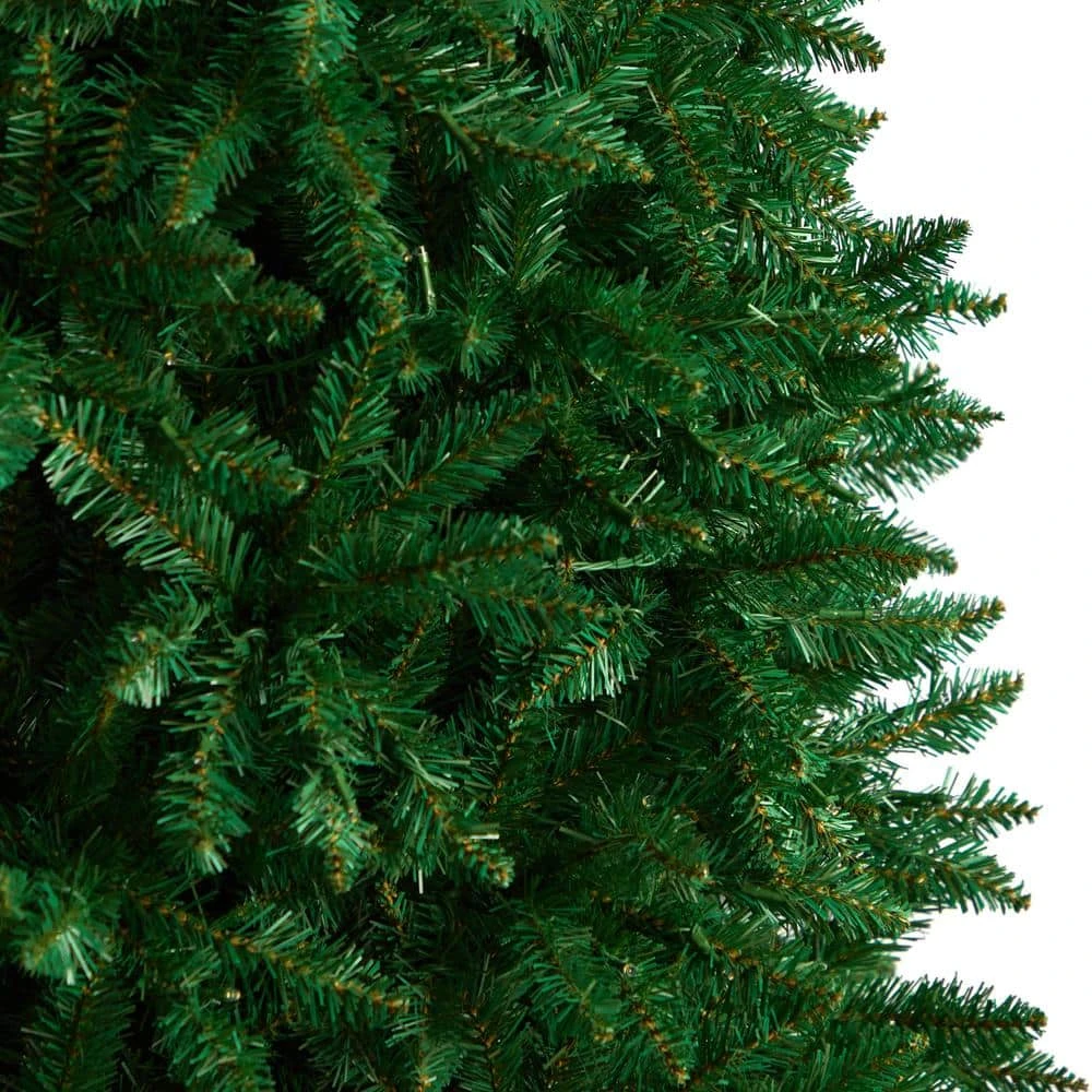 11 Ft. Green Pre-Lit LED Slim Mountain Pine Artificial Christmas Tree With 950 Clear Lights 10 11 Ft. Green Pre-Lit LED Slim Mountain Pine Artificial Christmas Tree With 950 Clear Lights - Image 8
