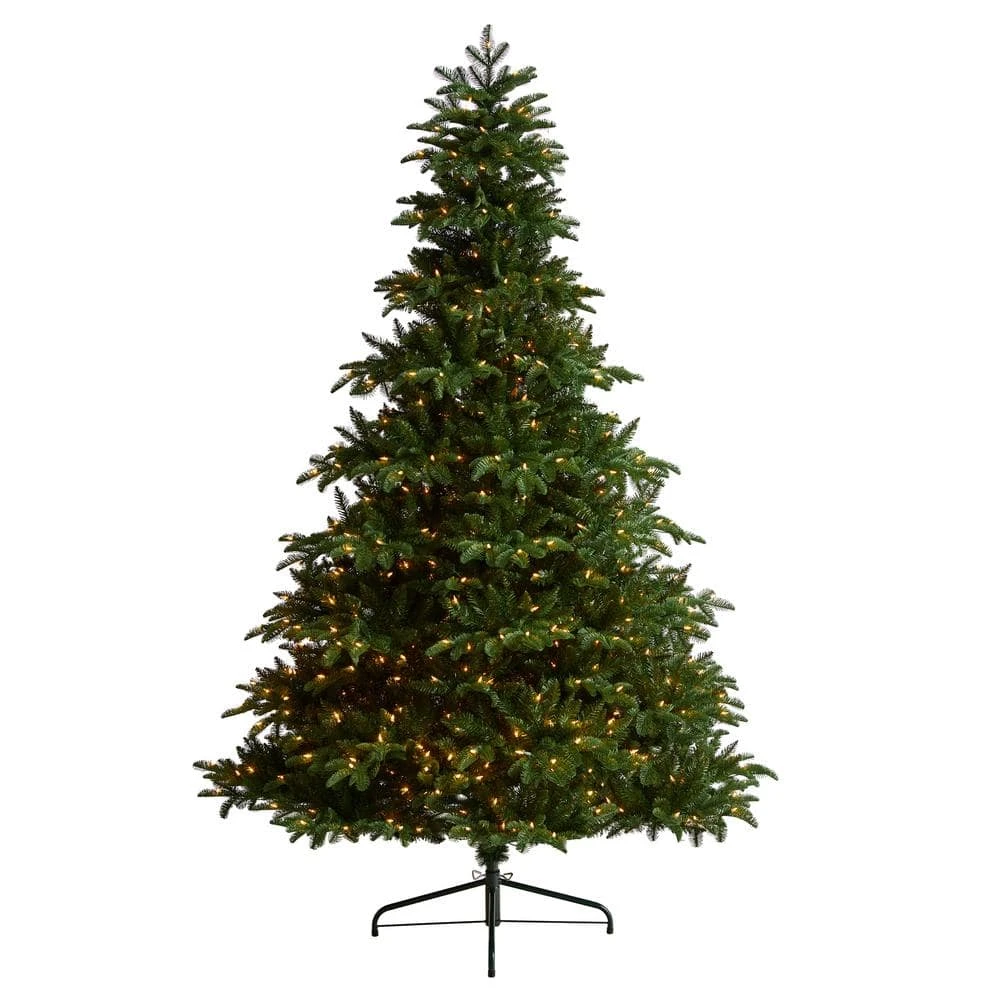 8 Ft. South Carolina Spruce Artificial Christmas Tree With 700 White Warm Lights And 3412 Bendable Branches 3 8 Ft. South Carolina Spruce Artificial Christmas Tree With 700 White Warm Lights And 3412 Bendable Branches