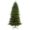 7 Ft. South Carolina Fir Artificial Christmas Tree With 550 Clear Lights And 2078 Bendable Branches -Christmas Gift Shop nearly natural pre lit christmas trees t3346 64 1000