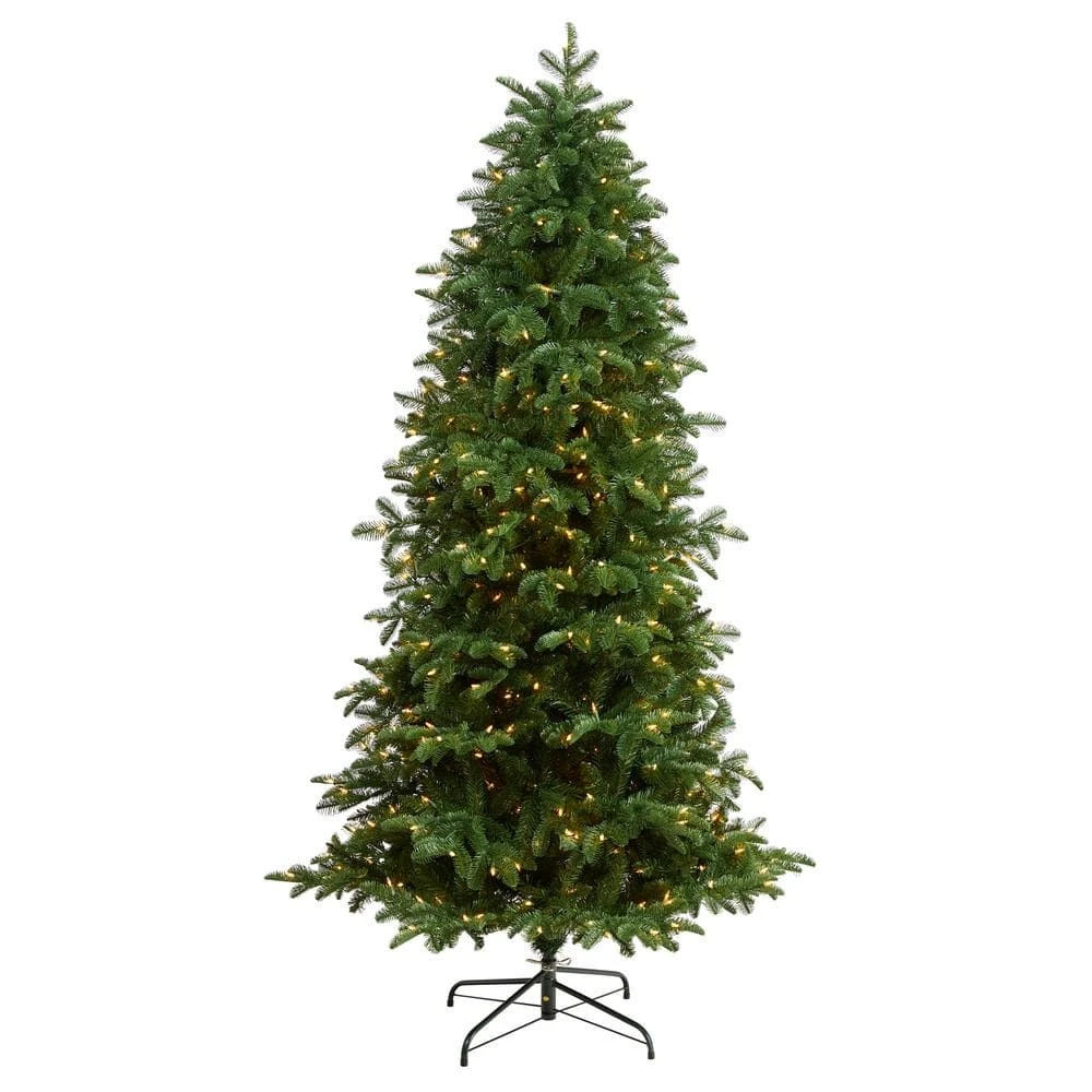 7 Ft. South Carolina Fir Artificial Christmas Tree With 550 Clear Lights And 2078 Bendable Branches 3 7 Ft. South Carolina Fir Artificial Christmas Tree With 550 Clear Lights And 2078 Bendable Branches
