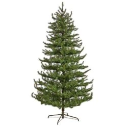 9 Ft. Vancouver Mountain Pine Artificial Christmas Tree With 750 Clear Lights And 2583 Bendable Branches -Christmas Gift Shop nearly natural pre lit christmas trees t3352 4f 1000