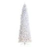 10 Ft. White Pre-Lit LED Slim Artificial Christmas Tree With 800 Warm White Lights 2 10 Ft. White Pre-Lit LED Slim Artificial Christmas Tree With 800 Warm White Lights -Christmas Gift Shop nearly natural pre lit christmas trees t3364 64 1000