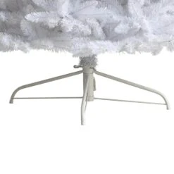 10 Ft. White Pre-Lit LED Slim Artificial Christmas Tree With 800 Warm White Lights -Christmas Gift Shop nearly natural pre lit christmas trees t3364 fa 1000