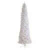 12 Ft. White Pre-Lit LED Slim Artificial Christmas Tree With 1100 Warm White Lights 2 12 Ft. White Pre-Lit LED Slim Artificial Christmas Tree With 1100 Warm White Lights -Christmas Gift Shop nearly natural pre lit christmas trees t3366 64 1000