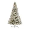 10 Ft. Flocked Vermont Mixed Pine Artificial Christmas Tree With 800 LED Lights And 2200 Bendable Branches 2 10 Ft. Flocked Vermont Mixed Pine Artificial Christmas Tree With 800 LED Lights And 2200 Bendable Branches -Christmas Gift Shop nearly natural pre lit christmas trees t3387 64 1000