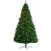 9 Ft. Northern Tip Artificial Christmas Tree With 650 Clear LED Lights And 1860 Bendable Branches -Christmas Gift Shop nearly natural pre lit christmas trees t3388 64 1000