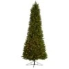 9.5 Ft. Slim Colorado Mountain Spruce Artificial Christmas Tree W/Warm White Micro LED Lights & 2528 Bendable Branches -Christmas Gift Shop nearly natural pre lit christmas trees t3514 64 1000