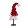 7 Ft. Pre-Lit Holiday Red Santa's Hat Artificial Christmas Tree With 500 LED Lights And 1272 Bendable Branches -Christmas Gift Shop nearly natural pre lit christmas trees t4703 64 1000