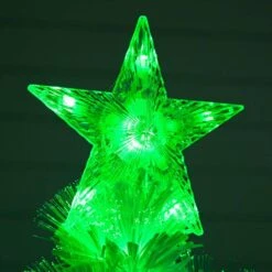 6 Ft. Pre-Lit Fiber Optic White Artificial Christmas Tree With Star Tree Topper 16 6 Ft. Pre-Lit Fiber Optic White Artificial Christmas Tree With Star Tree Topper -Christmas Gift Shop nearly natural pre lit christmas trees t4770 e1 1000