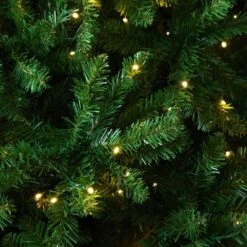 14 Ft. Pre-Lit Slim Green Mountain Pine ArtificialChristmas Tree With 1600 Warm White LED Lights And 4660 Branches -Christmas Gift Shop nearly natural pre lit christmas trees t4780 1f 1000