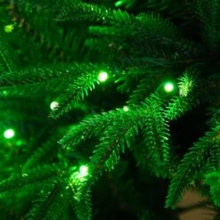 6 Ft. Pre-Lit Edmonton Fir Light Show Memory Shape Artificial Christmas Tree With Instant Connect Technology -Christmas Gift Shop nearly natural pre lit christmas trees t4785 1d 1000