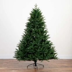 6 Ft. Pre-Lit Edmonton Fir Light Show Memory Shape Artificial Christmas Tree With Instant Connect Technology -Christmas Gift Shop nearly natural pre lit christmas trees t4785 44 1000