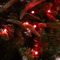 7 Ft. Pre-Lit Edmonton Fir Light Show Memory Shape Artificial Christmas Tree With Instant Connect Technology -Christmas Gift Shop nearly natural pre lit christmas trees t4786 a0 1000