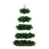 5 Ft. Pre-Lit Wall Hanging Artificial Christmas Tree With 50 Warm White LED Lights 1 5 Ft. Pre-Lit Wall Hanging Artificial Christmas Tree With 50 Warm White LED Lights -Christmas Gift Shop nearly natural pre lit christmas trees t4787 64 1000