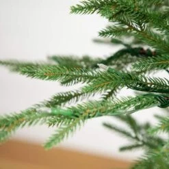 6 Ft. Pre-Lit Faux Natural Fresh Cut Fir Xmas Tree W/Instant Connect Technology & 230 Color Changing LED Dewdrop Lights 25 6 Ft. Pre-Lit Faux Natural Fresh Cut Fir Xmas Tree W/Instant Connect Technology & 230 Color Changing LED Dewdrop Lights -Christmas Gift Shop nearly natural pre lit christmas trees t4801 1f 1000