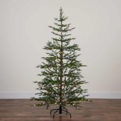 6 Ft. Pre-Lit Faux Natural Fresh Cut Fir Xmas Tree W/Instant Connect Technology & 230 Color Changing LED Dewdrop Lights 22 6 Ft. Pre-Lit Faux Natural Fresh Cut Fir Xmas Tree W/Instant Connect Technology & 230 Color Changing LED Dewdrop Lights -Christmas Gift Shop nearly natural pre lit christmas trees t4801 77 1000