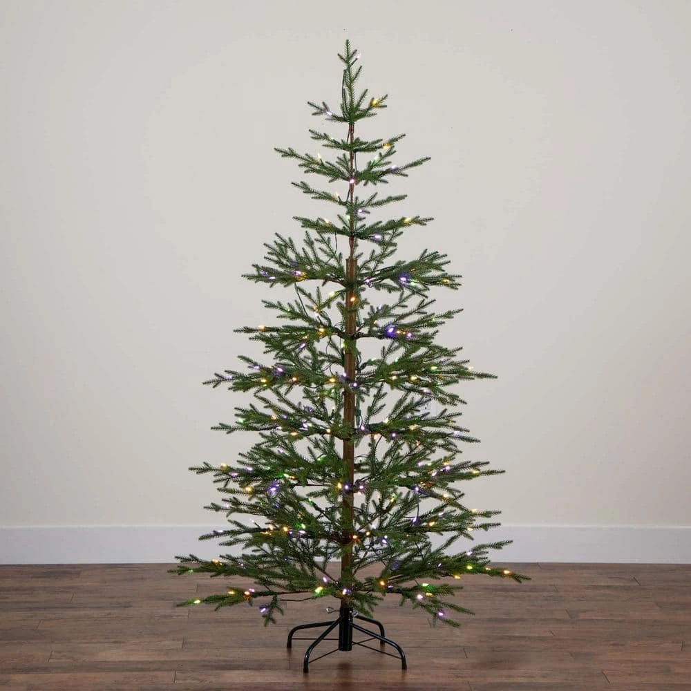 6 Ft. Pre-Lit Faux Natural Fresh Cut Fir Xmas Tree W/Instant Connect Technology & 230 Color Changing LED Dewdrop Lights 9 6 Ft. Pre-Lit Faux Natural Fresh Cut Fir Xmas Tree W/Instant Connect Technology & 230 Color Changing LED Dewdrop Lights - Image 7