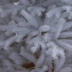 7 Ft. Pre-Lit Artificial White California Spruce Christmas Tree With 440 Color Changing LED Lights 22 7 Ft. Pre-Lit Artificial White California Spruce Christmas Tree With 440 Color Changing LED Lights -Christmas Gift Shop nearly natural pre lit christmas trees t4802 4f 1000