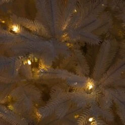 7 Ft. Pre-Lit Artificial White California Spruce Christmas Tree With 440 Color Changing LED Lights 17 7 Ft. Pre-Lit Artificial White California Spruce Christmas Tree With 440 Color Changing LED Lights -Christmas Gift Shop nearly natural pre lit christmas trees t4802 a0 1000