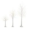 4 Ft. 6 Ft. 8 Ft. Pre-Lit Artificial White Birch Trees With LED Lights - (Set Of 3) 2 4 Ft. 6 Ft. 8 Ft. Pre-Lit Artificial White Birch Trees With LED Lights - (Set Of 3) -Christmas Gift Shop nearly natural pre lit christmas trees t5101 64 1000