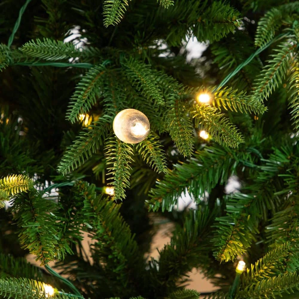 4 Ft. Pre-Lit Artificial Luxembourg Pine Christmas Tree With 120-Multicolored Traditional Bulb LED Lights 9 4 Ft. Pre-Lit Artificial Luxembourg Pine Christmas Tree With 120-Multicolored Traditional Bulb LED Lights - Image 7