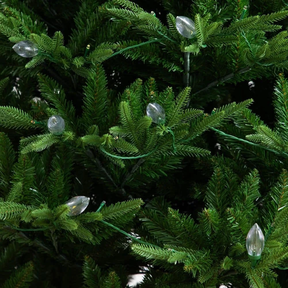 7 Ft. Pre-Lit Artificial Luxembourg Pine Christmas Tree With 340-Multicolored Traditional Bulb LED Lights 12 7 Ft. Pre-Lit Artificial Luxembourg Pine Christmas Tree With 340-Multicolored Traditional Bulb LED Lights - Image 10