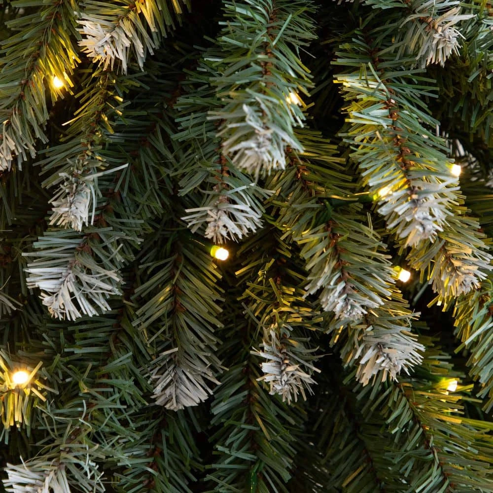 3 Ft. 4 Ft. 5 Ft. Pre-Lit Frosted Artificial Christmas Tree Set With Warm LED Lights - (Set Of 3) 10 3 Ft. 4 Ft. 5 Ft. Pre-Lit Frosted Artificial Christmas Tree Set With Warm LED Lights - (Set Of 3) - Image 8