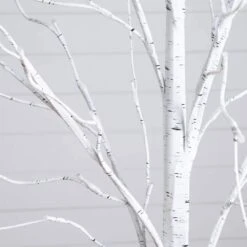 4 Ft. 5 Ft. 6 Ft. Pre-Lit Artificial White Birch Trees - (Set Of 3) 25 4 Ft. 5 Ft. 6 Ft. Pre-Lit Artificial White Birch Trees - (Set Of 3) -Christmas Gift Shop nearly natural pre lit christmas trees t5354 1f 1000