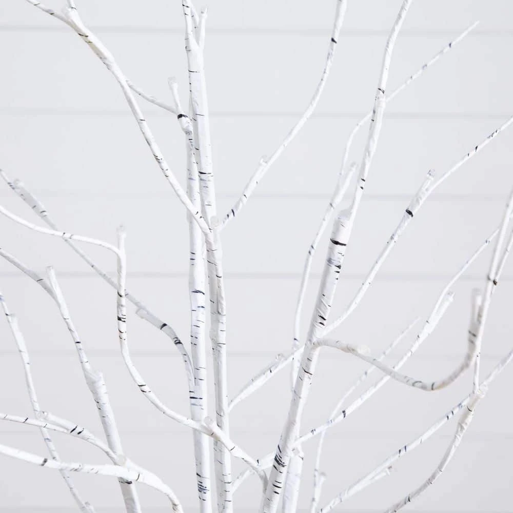 4 Ft. 5 Ft. 6 Ft. Pre-Lit Artificial White Birch Trees - (Set Of 3) 15 4 Ft. 5 Ft. 6 Ft. Pre-Lit Artificial White Birch Trees - (Set Of 3) - Image 13