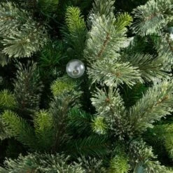 7.5 Ft. Artificial Christmas Tree With 450-Warm White Clear Globe Bulbs And LED Lights 19 7.5 Ft. Artificial Christmas Tree With 450-Warm White Clear Globe Bulbs And LED Lights -Christmas Gift Shop nearly natural pre lit christmas trees t5379 1f 1000