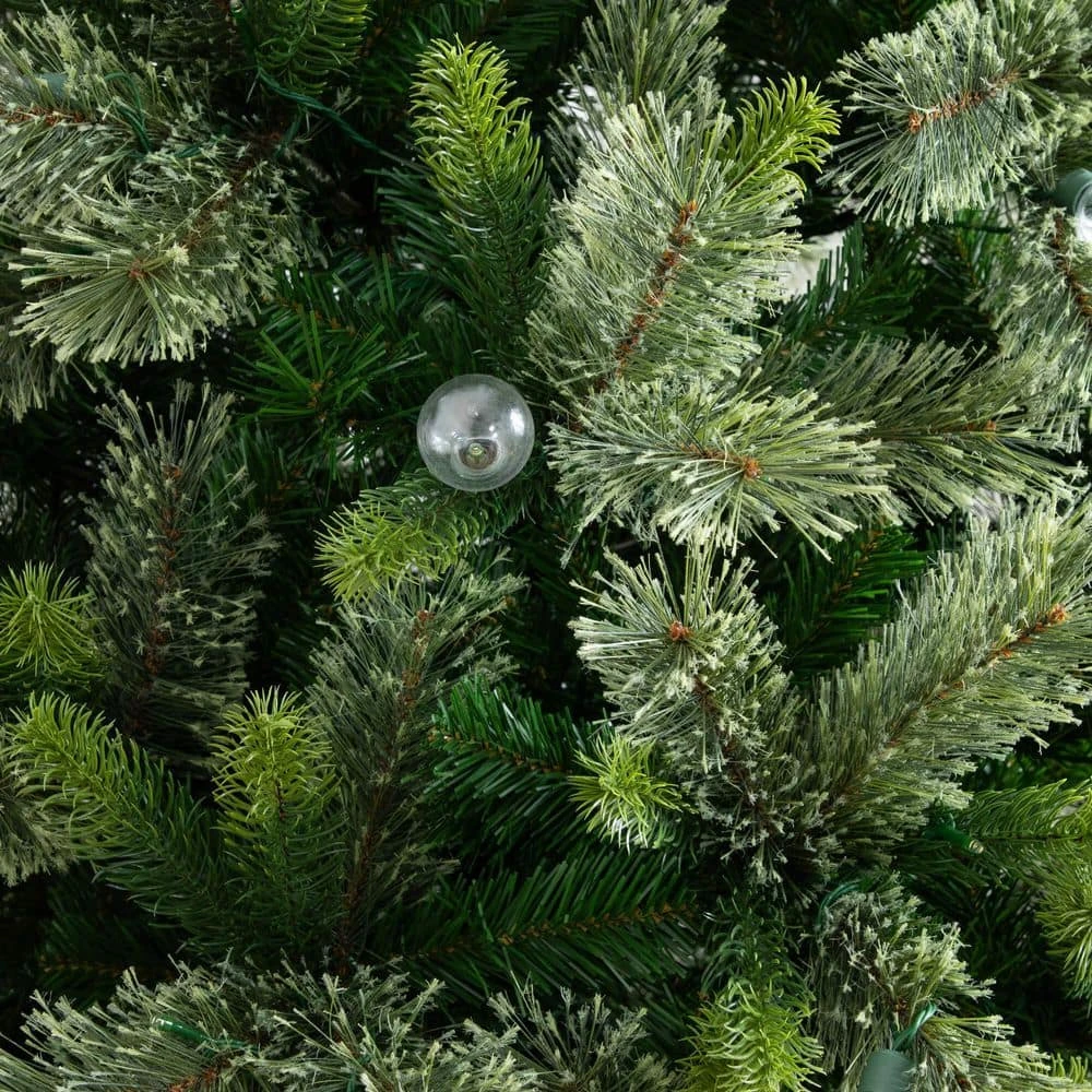 7.5 Ft. Artificial Christmas Tree With 450-Warm White Clear Globe Bulbs And LED Lights 9 7.5 Ft. Artificial Christmas Tree With 450-Warm White Clear Globe Bulbs And LED Lights - Image 7