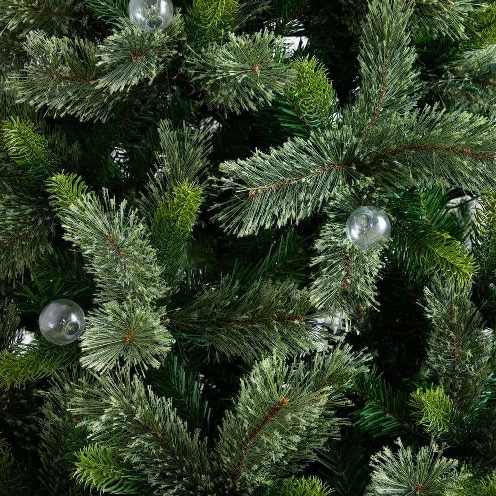 7.5 Ft. Artificial Christmas Tree With 450-Warm White Clear Globe Bulbs And LED Lights 10 7.5 Ft. Artificial Christmas Tree With 450-Warm White Clear Globe Bulbs And LED Lights - Image 8