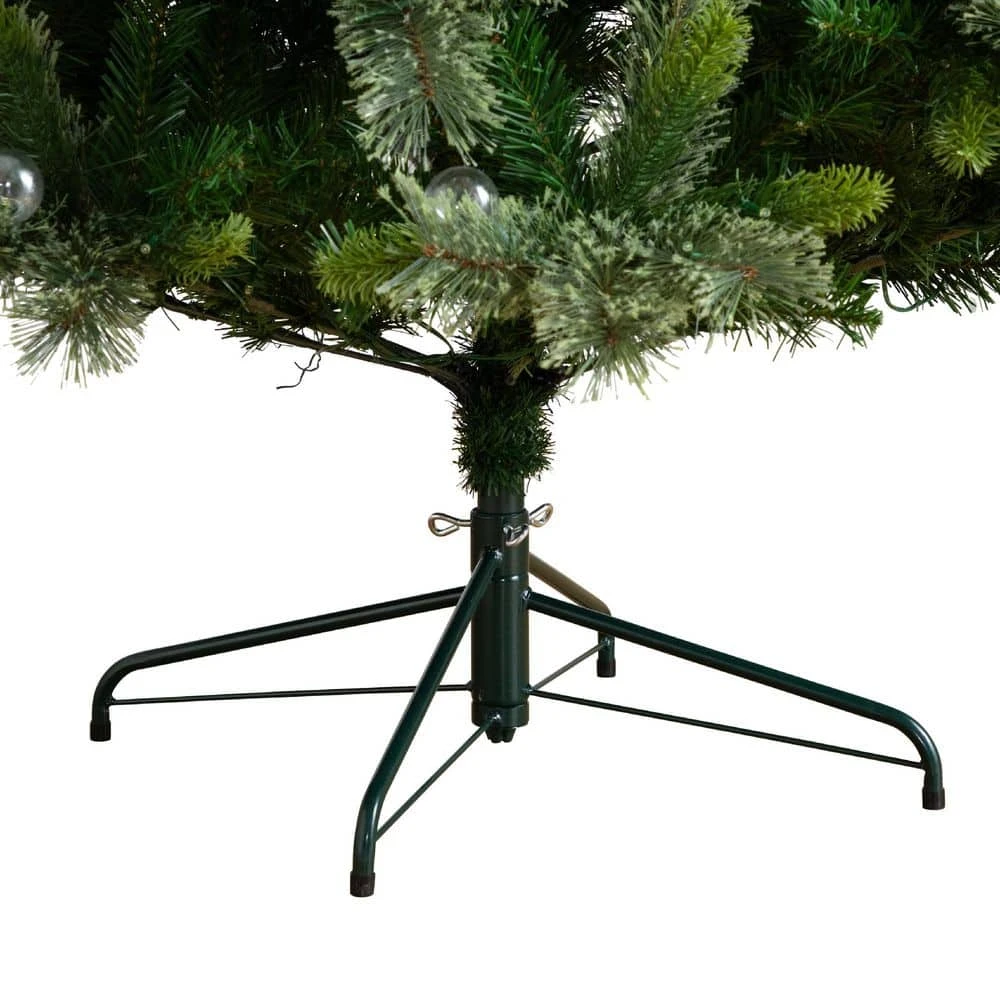 7.5 Ft. Artificial Christmas Tree With 450-Warm White Clear Globe Bulbs And LED Lights 6 7.5 Ft. Artificial Christmas Tree With 450-Warm White Clear Globe Bulbs And LED Lights - Image 4