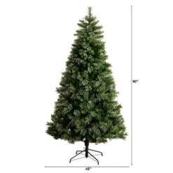 7.5 Ft. Artificial Christmas Tree With 450-Warm White Clear Globe Bulbs And LED Lights 17 7.5 Ft. Artificial Christmas Tree With 450-Warm White Clear Globe Bulbs And LED Lights -Christmas Gift Shop nearly natural pre lit christmas trees t5379 c3 1000