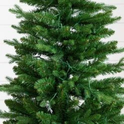 4.5 Ft. Pre-Lit Artificial Christmas Tree In Decorative Planter With 60-Clear LED Lights 17 4.5 Ft. Pre-Lit Artificial Christmas Tree In Decorative Planter With 60-Clear LED Lights -Christmas Gift Shop nearly natural pre lit christmas trees t5390 1f 1000