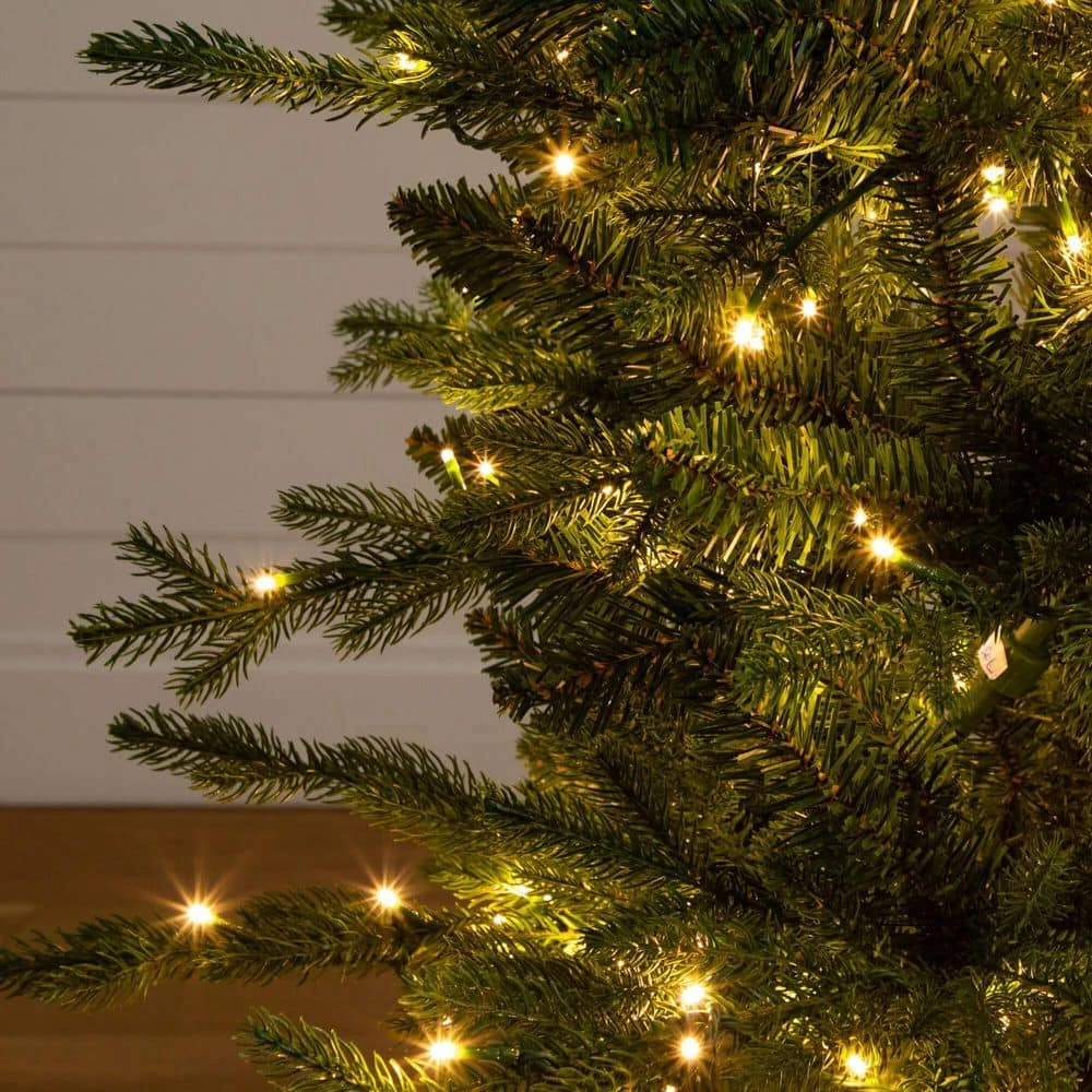 4.5 Ft. Pre-Lit Artificial Christmas Tree In Decorative Planter With 60-Clear LED Lights 9 4.5 Ft. Pre-Lit Artificial Christmas Tree In Decorative Planter With 60-Clear LED Lights - Image 7