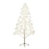6 Ft. Pre-Lit White Starburst Artificial Christmas Tree With 1680-Fairy Warm White LED Lights 2 6 Ft. Pre-Lit White Starburst Artificial Christmas Tree With 1680-Fairy Warm White LED Lights -Christmas Gift Shop nearly natural pre lit christmas trees t5412 64 1000