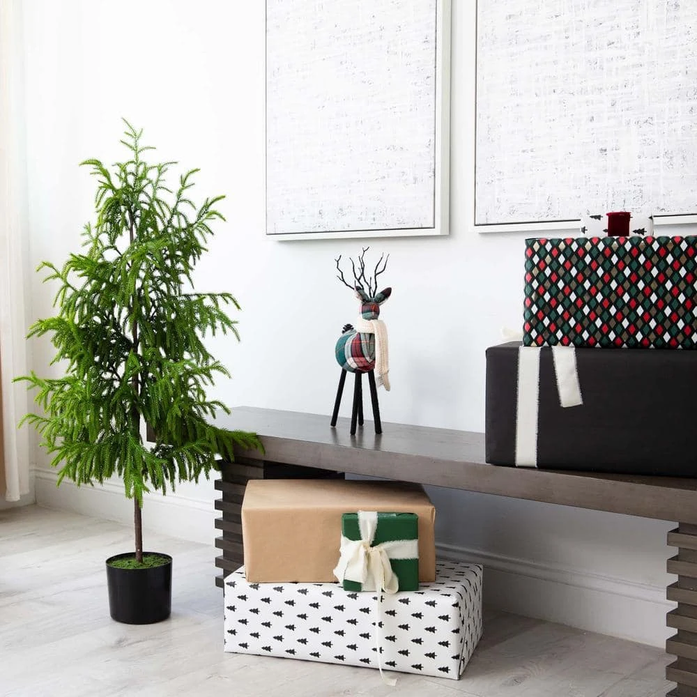 4 Ft. Artificial Norfolk Pine Christmas Tree 13 4 Ft. Artificial Norfolk Pine Christmas Tree - Image 11