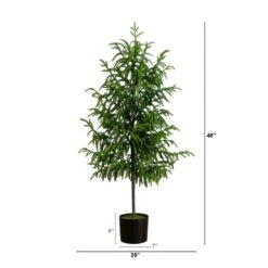 4 Ft. Artificial Norfolk Pine Christmas Tree 16 4 Ft. Artificial Norfolk Pine Christmas Tree -Christmas Gift Shop nearly natural unlit christmas trees t4708 c3 1000