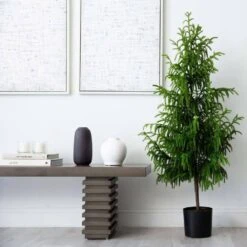 5 Ft. Artificial Norfolk Pine Christmas Tree 14 5 Ft. Artificial Norfolk Pine Christmas Tree -Christmas Gift Shop nearly natural unlit christmas trees t4709 44 1000