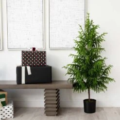 5 Ft. Artificial Norfolk Pine Christmas Tree 15 5 Ft. Artificial Norfolk Pine Christmas Tree -Christmas Gift Shop nearly natural unlit christmas trees t4709 fa 1000