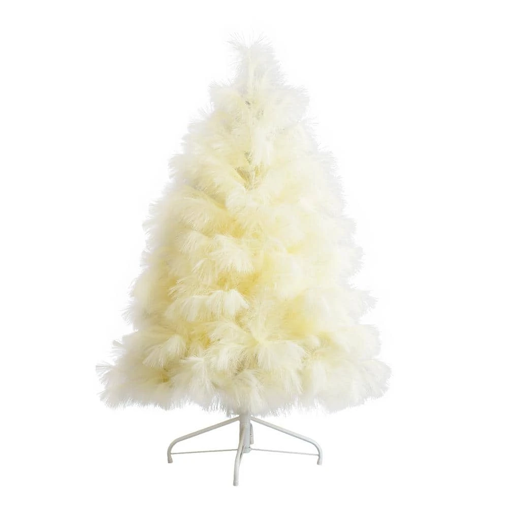 4 Ft. Unlit White Pampas Grass Artificial Christmas Tree 3 4 Ft. Unlit White Pampas Grass Artificial Christmas Tree