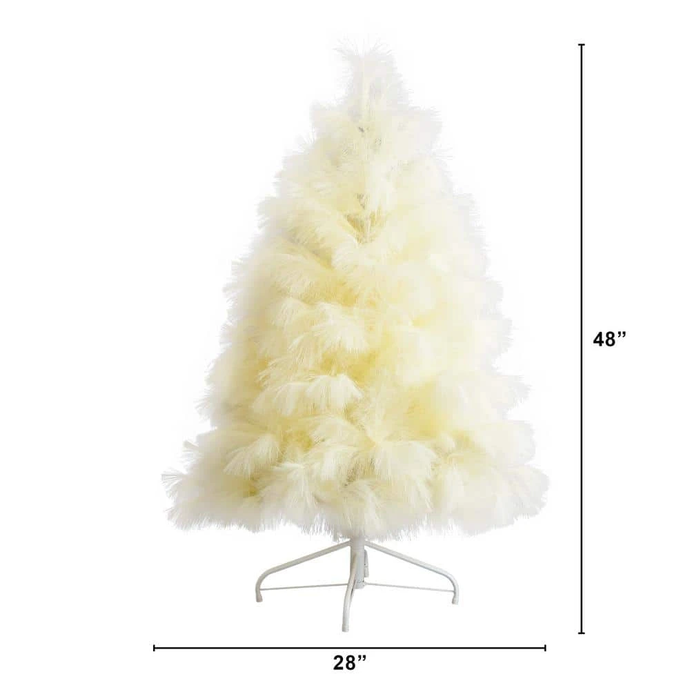 4 Ft. Unlit White Pampas Grass Artificial Christmas Tree 9 4 Ft. Unlit White Pampas Grass Artificial Christmas Tree - Image 7