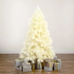 6 Ft. Unlit White Pampas Grass Artificial Christmas Tree 25 6 Ft. Unlit White Pampas Grass Artificial Christmas Tree -Christmas Gift Shop nearly natural unlit christmas trees t4784 31 1000