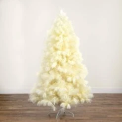 6 Ft. Unlit White Pampas Grass Artificial Christmas Tree 20 6 Ft. Unlit White Pampas Grass Artificial Christmas Tree -Christmas Gift Shop nearly natural unlit christmas trees t4784 4f 1000