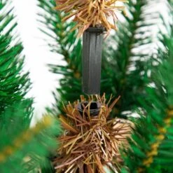 5 Ft. Artificial Woodland Fir Christmas Tree In Decorative Planter -Christmas Gift Shop nearly natural unlit christmas trees t4796 1f 1000