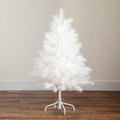 4 Ft. Artificial White Pampas Grass Christmas Tree 12 4 Ft. Artificial White Pampas Grass Christmas Tree -Christmas Gift Shop nearly natural unlit christmas trees t5209 44 1000