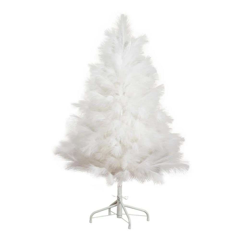 4 Ft. Artificial White Pampas Grass Christmas Tree 3 4 Ft. Artificial White Pampas Grass Christmas Tree